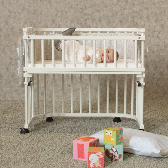 Babybay Протекторна преграда за легло в Бял Цвят 1бр