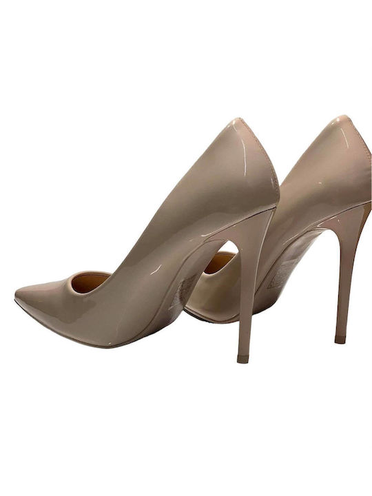 Woman's Fashion Beige Heels