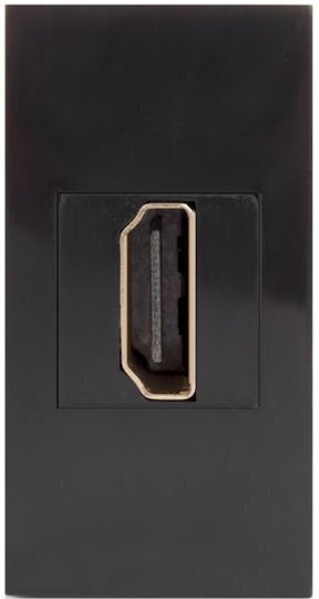 Maclean Energy Πρίζα HDMI χωρίς Πλαίσιο σε Μαύρο χρώμα MCE720B