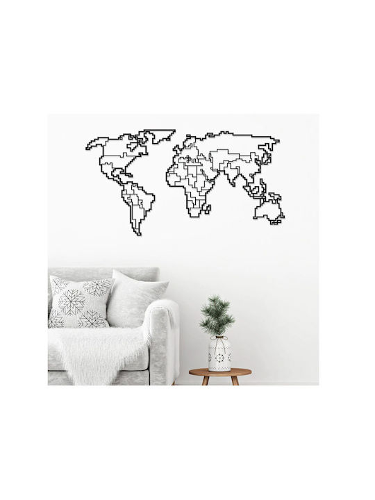 Shally Dogan Decorative Silhouette Black Made of Metal 100x52cm