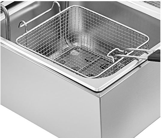 Vevor Electric Fryer Double 5kW Capacity 2x6lt