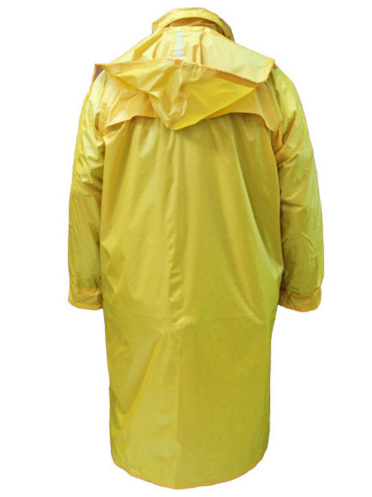 Ilmondo Coating trench coat Waterproof Trenchcoat Work Yellow