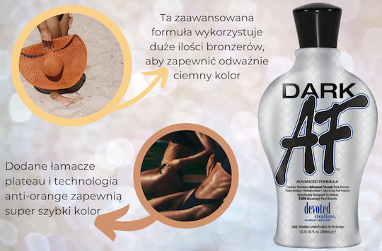 Devoted Creations Dark AF Self Tanning Lotion Σώματος Dark 360ml