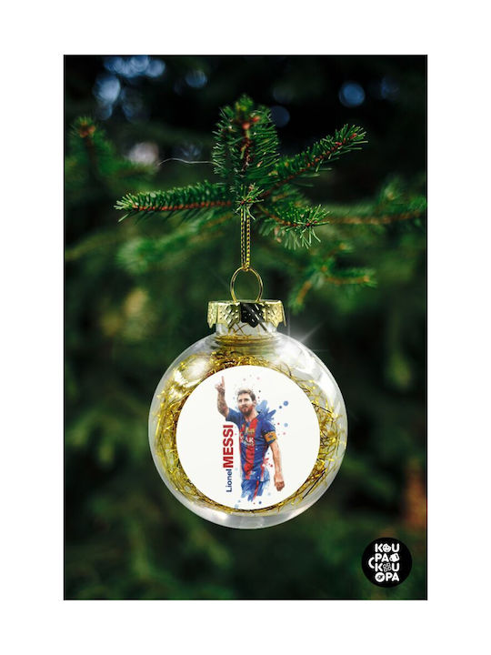 Weihnachtshänger Kugel Ornament Durchsichtig 8cm