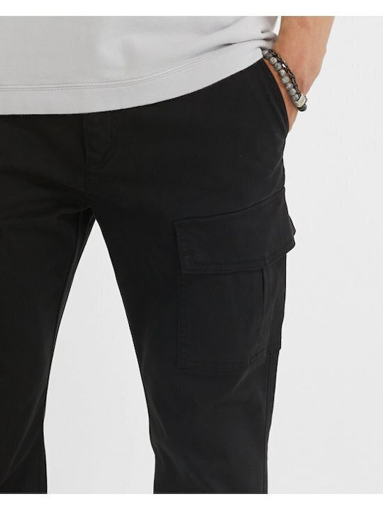 Men's Young Poets Society cargo pants - black (ARIS WASHED 222 VINTAGE BLACK)