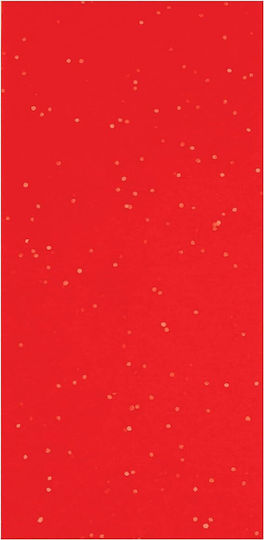 Clairefontaine Χαρτί Αφής/Μεταξόχαρτο Glitter Κόκκινο 6 Φύλλα 50x70εκ.