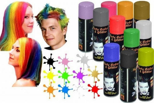 Carnival Hair Dye Spray Orange Carnival Face Painting 150ml Orange