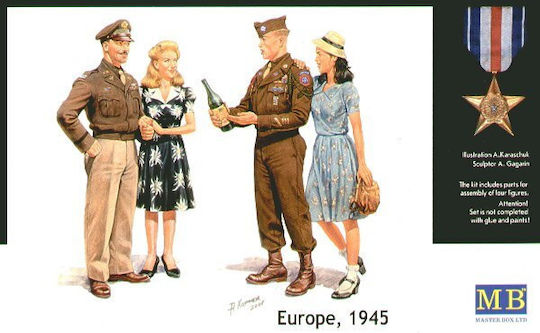 Master Box Europe 1945 Modellfigur im Maßstab 1:35