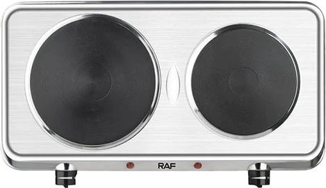Raf Enamel Countertop Double Burner Blue