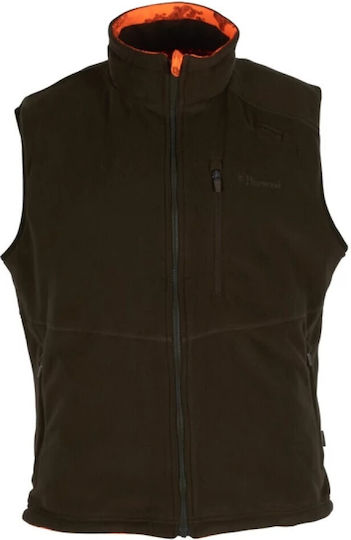 Pinewood Reversible Fleece Hunting Vest Vest Orange