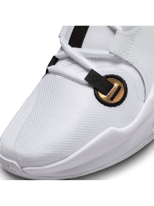 AIR ZOOM CROSSOVER 2 Kids Sports Shoes Basketball with Laces White