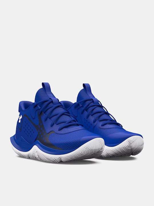 Gs Jet '23 Kids Sports Shoes Basketball with Laces Blue