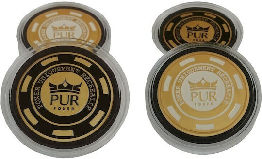 Pokeritems Βάση για Μάρκες Μεταλλική