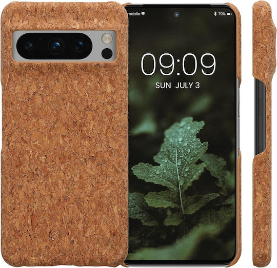 KWmobile Cork Back Cover Plastic Waterproof Brown (Google Pixel 8 Pro)