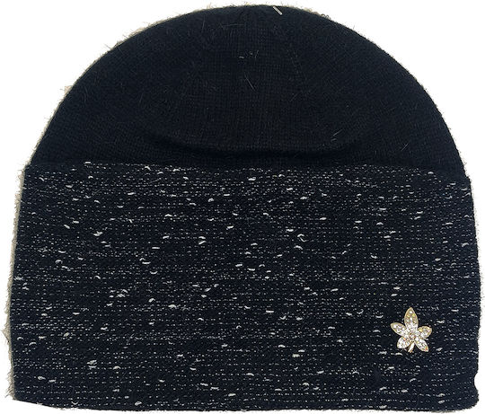 Knitted Beanie Cap Black