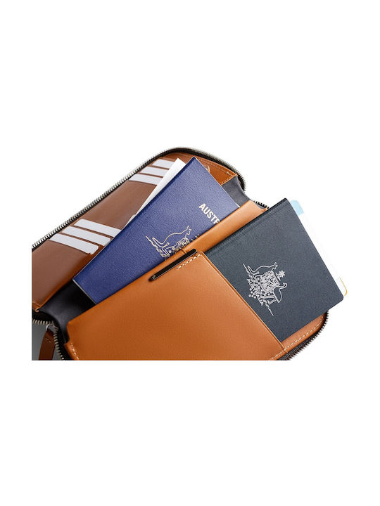 Wtfb Men's Wallet Travel Brown