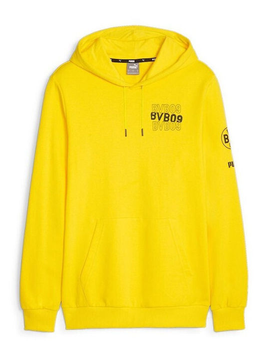 Puma Graphic Hoody Men's Sweatshirt Yellow