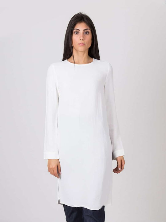 Just Female Women's Blouse Long Sleeve White