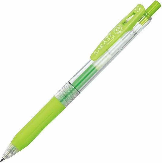 Zebra Pen Gel 0.5mm Green with Green Ink