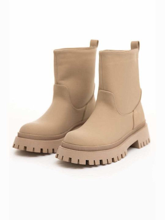 Stiefel Beige 7785