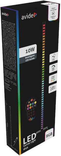 Avide LED Stehleuchte mit RGB Licht Schwarz