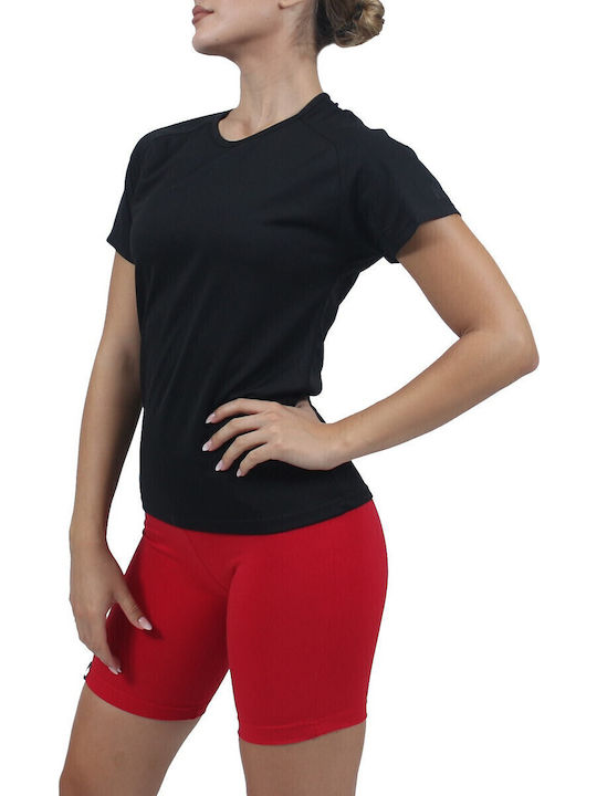 Γυναικεία Αθλητική Μπλούζα Κοντομάνικη Dri-Fit Μαύρο
