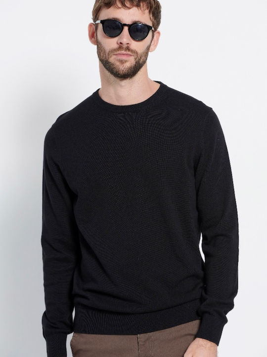 Garage Fifty5 Men's Long Sleeve Sweater Black