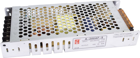 Chuanglian Adjustable LED Power Supply IP20 Power 200W with Output Voltage 5V