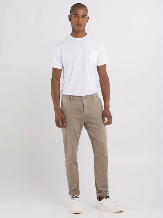 Replay Men's Jeans Pants in Regular Fit Coffee