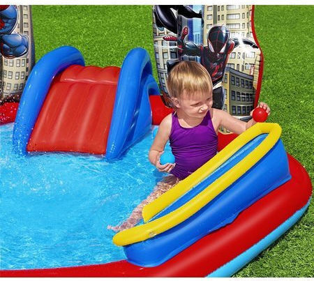 Bestway Inflatable Spiderman with Slide for Age 2+
