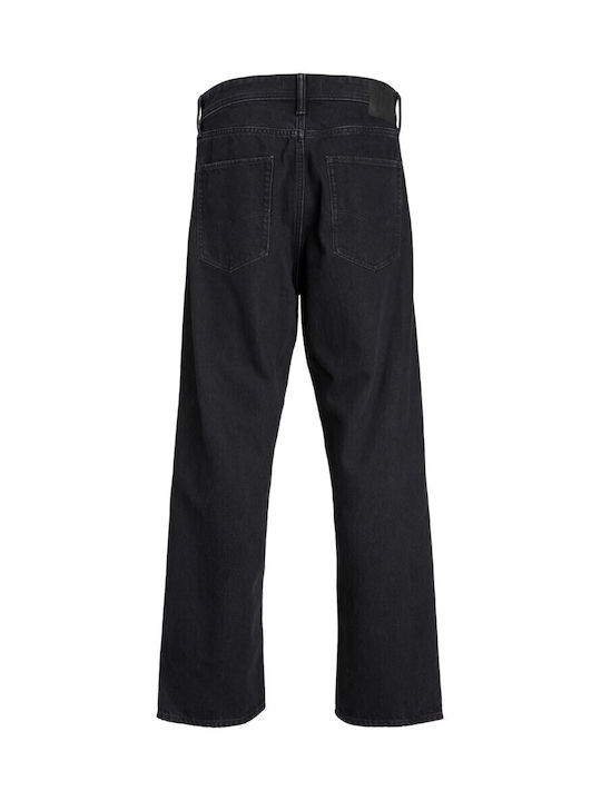 Ανδρικό Παντελόνι Τζιν με Loose Baggy Εφαρμογή Black