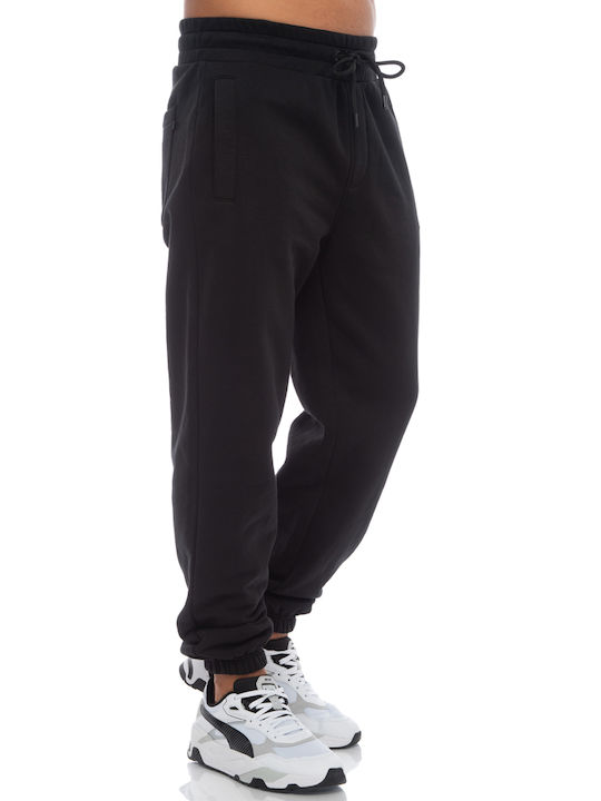 Be:Nation Men's Sweatpants with Rubber Black