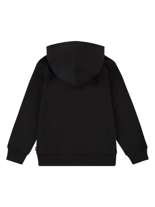 Levi's Kids Sweatshirt Cardigan with Hood Black