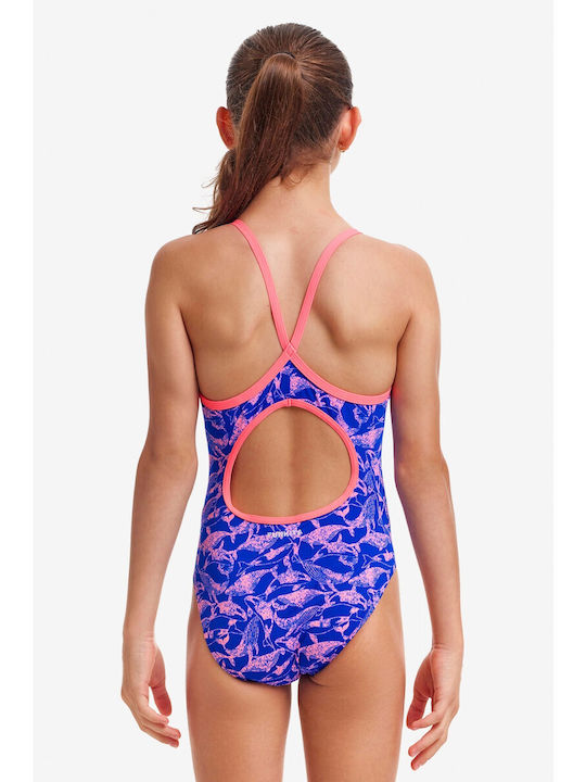 Funkita Minky Pinky Kinder Badeanzug Einteilig Blau