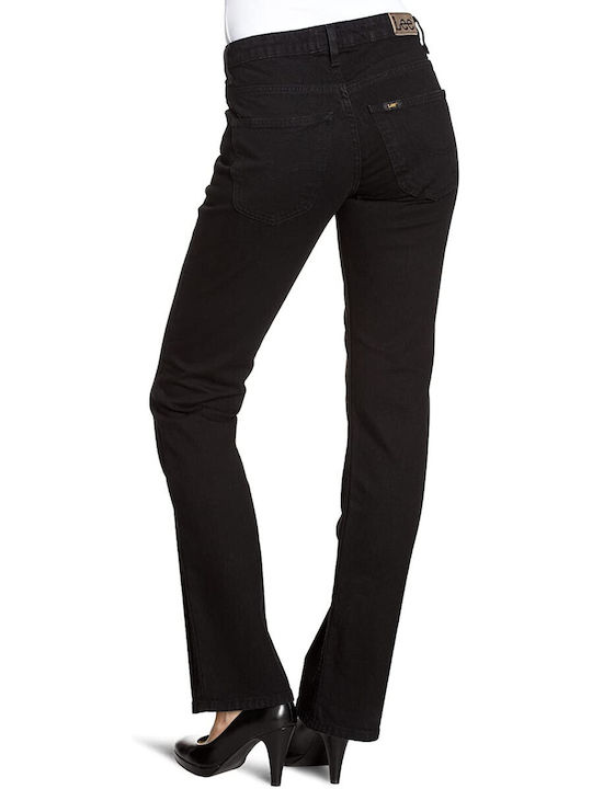 Lee Cameron Women's Jean Trousers Flared Black