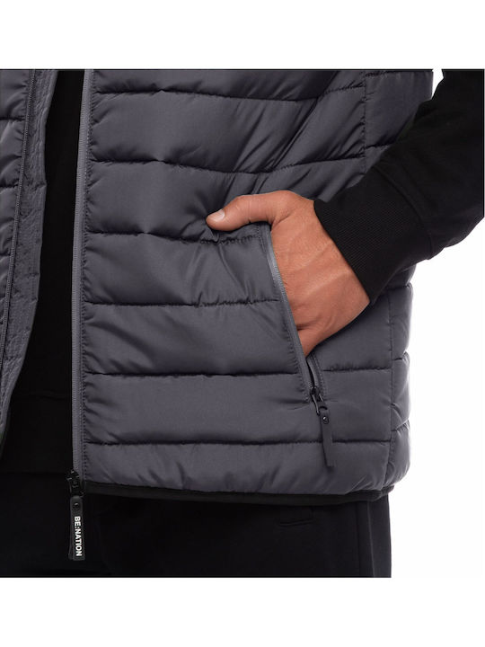 Ärmellos Jacke Puffer Charcoal