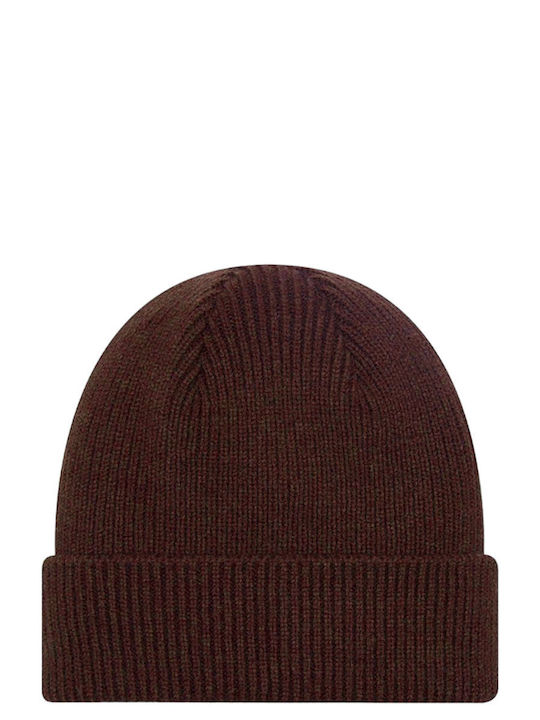 New Era Ne Knitted Beanie Cap Brown