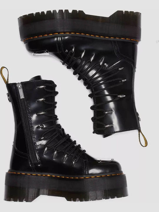 Jadon Hi LTT Max Buttero Leder Stiefeletten Damen Schwarz