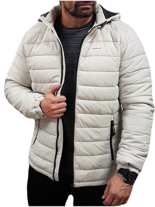 Зимно Мъжко Яке Polar Бял