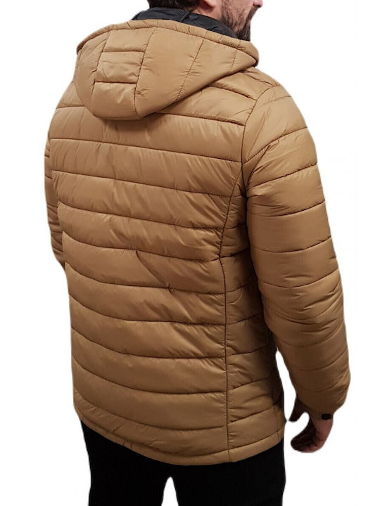 Winter Jacket Puffer Caramel Brown