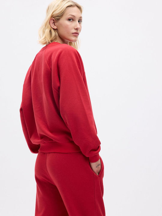 GAP Women's Blouse Long Sleeve modern red