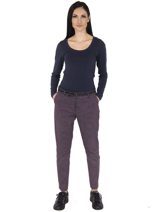 Women's Fabric Trousers 80032/NIGHT