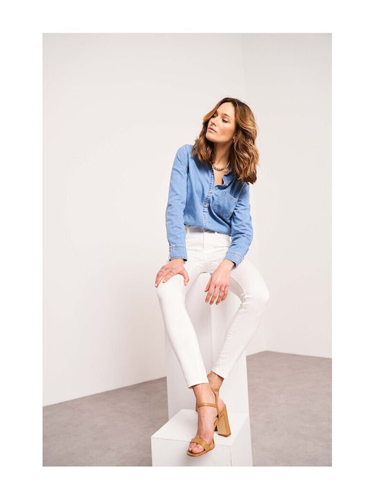 Women's Jean Trousers White
