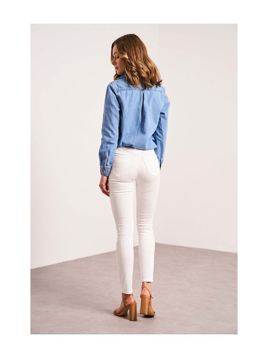 Women's Jean Trousers White