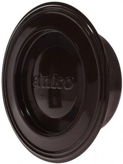 Spiroduct Ροζέτα Καπνοδόχου Inox 80mm Καφέ
