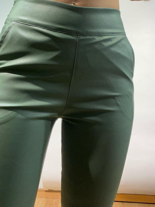 Damen Stoff Hose Green.