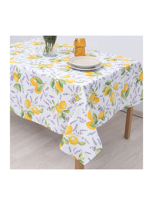 Dimeco Rotunde Lemon Gelb 220x220cm
