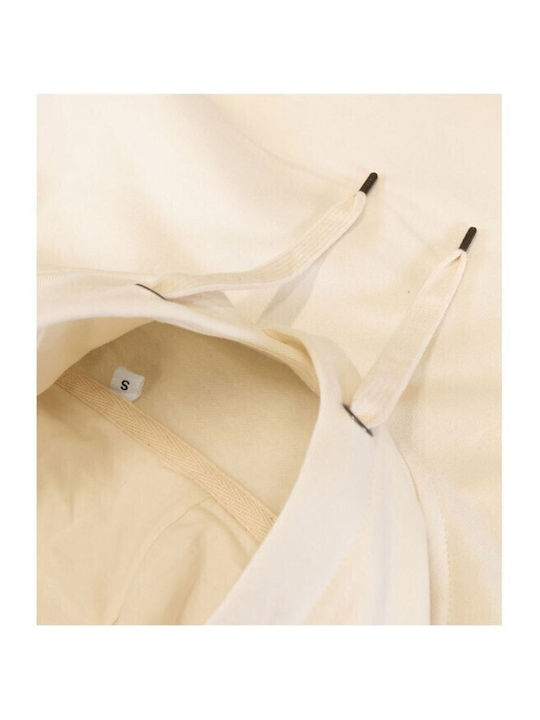 Women's Sweatshirt Hooded Beige