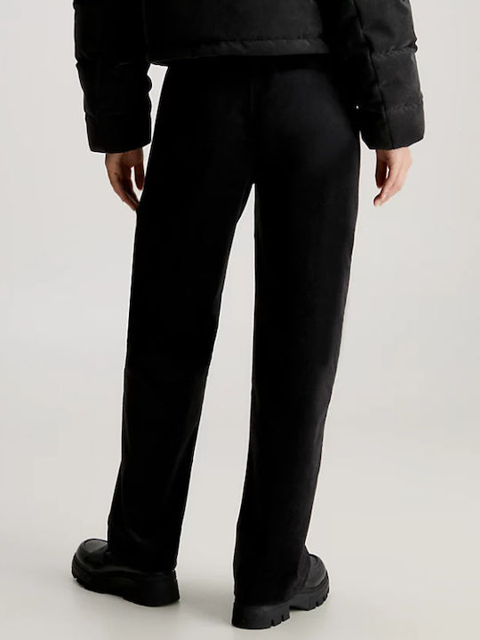 Hoch tailliert Damenjeans Schwarz
