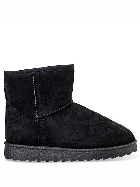 Venini Women's Ankle Boots with Fur Black